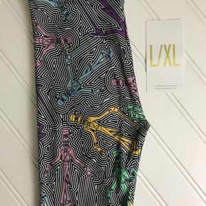 Disney Kids Leggings Princess and the Frog Villain Dr Facilier L/XL BRAND NEW